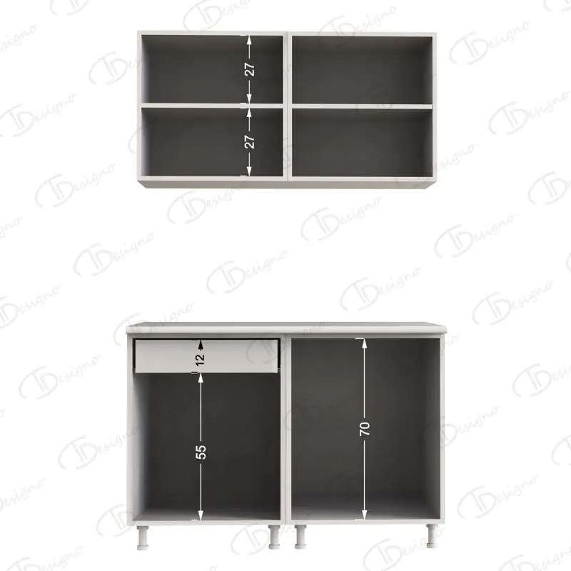 BADE MUTFAK 120 CM - TEZGAH DAHİL DEĞİL - Görsel 6