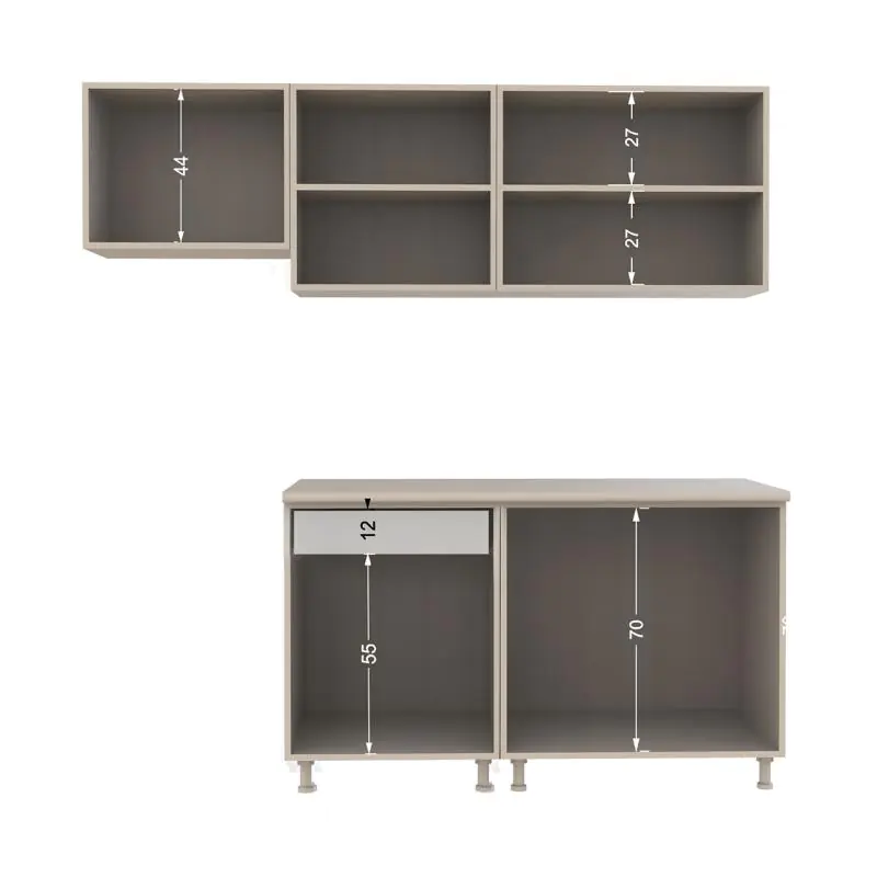 LİDA MUTFAK 200 CM - TEZGAH DAHİL DEĞİL - Görsel 5
