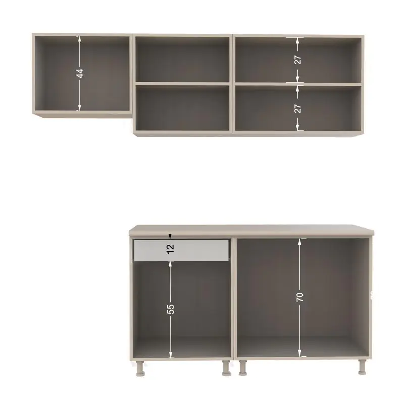 LİDYA MUTFAK 200 CM - TEZGAH DAHİL DEĞİL - Görsel 6