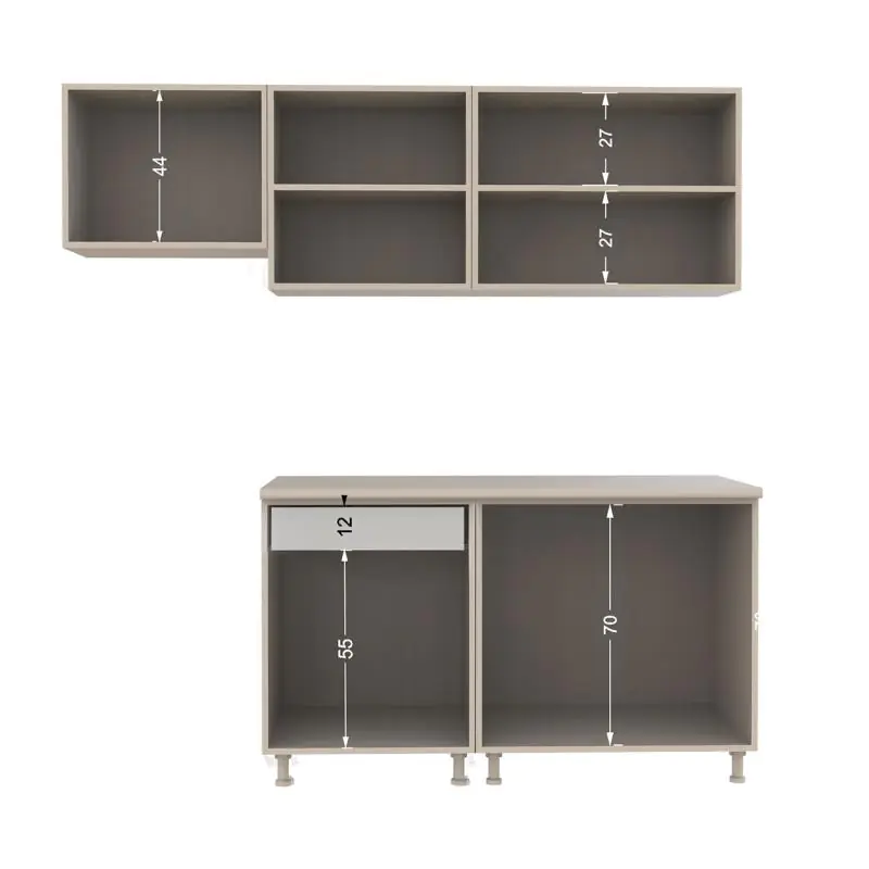 LİNDA MUTFAK 200 CM - TEZGAH DAHİL DEĞİL - Görsel 6