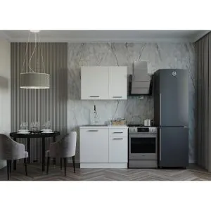 TDESIGNO FORS MUTFAK 100 CM TEZGAH DAHİL - BEYAZ