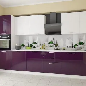 TDESIGNO UYAR MUTFAK KİLER DAHİL 360 CM TEZGAH DAHİL DEĞİL - MÜRDÜM