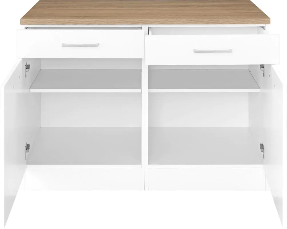 Tdesigno Ares Mutfak Çekmeceli Alt Modül 120 CM Beyaz TEZGAH DAHİL DEĞİL - Görsel 3