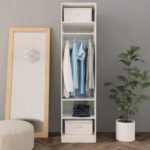 TDESIGNO YEN AÇIK GİYİNME DOLABI - ÇOK AMAÇLI DOLAP - GARDIROP 40 CM