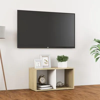 TDESIGNO AY KİTAPLIK- TELEVİZYON SEHPASI - ÜNİTESİ -BEYAZ 30 CM 2 RAFLI - Görsel 6