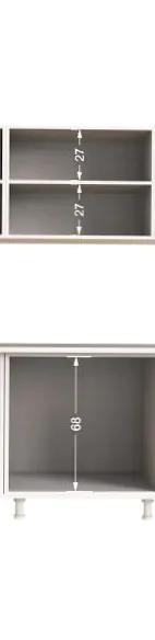 TDESIGNO DİLARA MUTFAK 240 CM TEZGAH DAHİL DEĞİL - ANTRASİT-ATLANTİKÇAM - Görsel 5