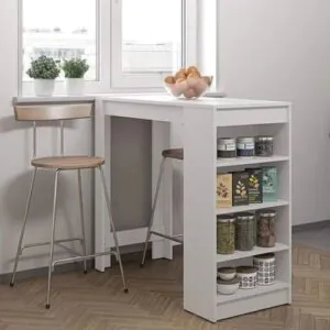 GC Design Yonca Mutfak Adası - Mutfak MASASI-BEYAZ-120 cm