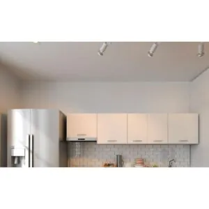 T Designo Nisa Üst Mutfak Dolabı 260 cm Beyaz