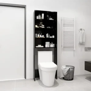 Tdesigno Pamir Banyo Dolabı - Çok Amaçlı - Çamaşır Makinesi Dolabı - Wc Üstü Dolap - Antrasit