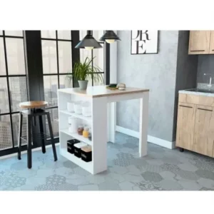 GC TANYA MUTFAK ADASI - MUTFAK MASASI - 120 CM - BEYAZ