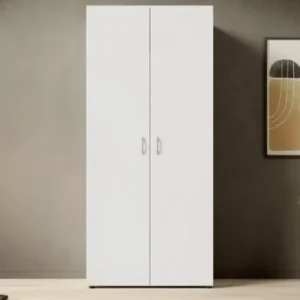 Tdesigno Ada Giyinme Dolabı - Çok Amaçlı Dolap - Gardırop 80 Cm - 2 Kapaklı - Beyaz