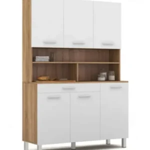 Tdesigno Liebe Çok Amaçlı Dolap-Mikrodalga-Erzak-Airfryer-Mutfak-Kiler Dolabı-Kahve Köşesi-Atlantikçam - 120CM