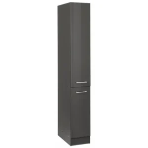 Tdesigno Ayaz Kiler Dolabı - Çok Amaçlı Dolap - 40 Cm Antrasit