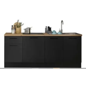 Tdesigno Agora Mutfak 4 Kapaklı - 1 Çekmeceli Alt Modül - 180 cm - Tezgah Dahil