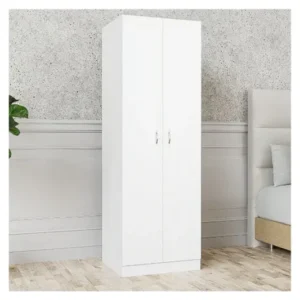 Tdesigno Bahar Giyinme Dolabı - Çok Amaçlı Dolap - Gardırop 60 Cm - 2 Kapaklı