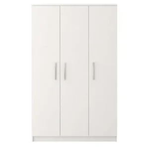 Tdesigno Ajda Giyinme Dolabı - Çok Amaçlı Dolap - Gardırop 120 Cm - 3 Kapaklı - Beyaz