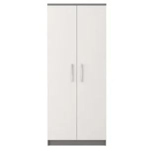 T Designo Açelya Giyinme Dolabı - Çok Amaçlı Dolap - Gardırop 80 cm - Antrasit