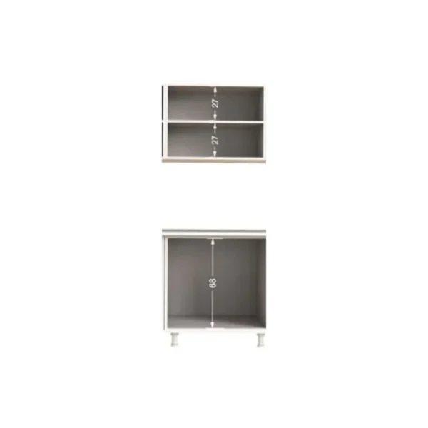 Tdesigno Irmak Mutfak 240 Cm Tezgah Dahil Değil - Görsel 2