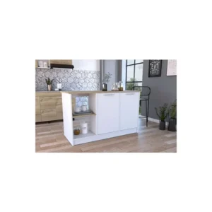 Tdesigno Kumsal Mutfak Adası - Beyaz - 150 Cm
