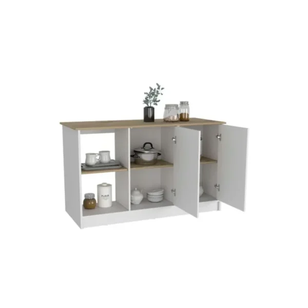 Tdesigno Kumsal Mutfak Adası - Beyaz - 150 Cm - Görsel 2