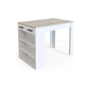 Tdesigno Infinity Mutfak Adasi - Mutfak Masasi - 120 Cm - Tezgah AtlantikÇam