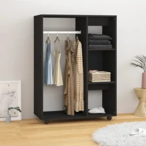 Tdesigno Alisa Giyinme Dolabı - Çok Amaçlı Dolap - Gardırop 80 Cm Açık Giyinme Dolabı - Antrasit