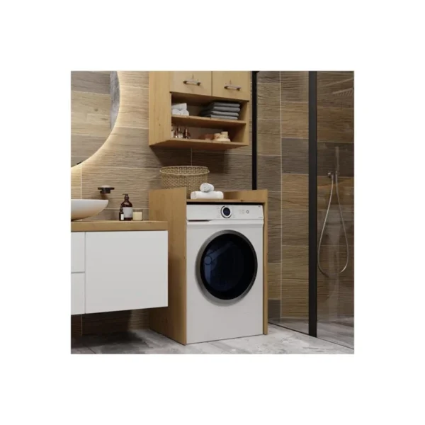 Tdesigno Ulya Banyo Dolabı - Çok Amaçlı - Çamaşır Makinesi Dolabı - AtlantikÇam - Görsel 4