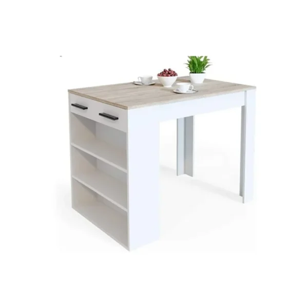 Tdesigno Infinity Mutfak Adasi - Mutfak Masasi - 120 Cm - Tezgah AtlantikÇam - Görsel 4
