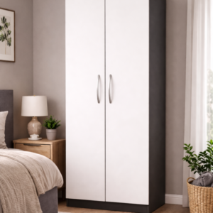 T Designo Açelya Giyinme Dolabı - Çok Amaçlı Dolap - Gardırop 80 cm - Antrasit