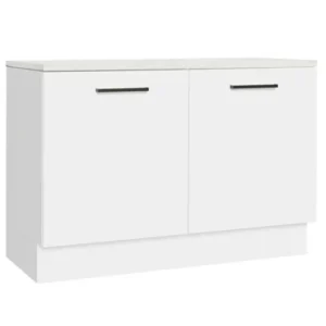 İndu Mutfak Alt Modül 120 cm-Çok Amaçlı Dolap- Tezgah Dahil - Beyaz