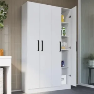 Devrim Çok Amaçlı Dolap,10 Raflı, 2 Kapaklı Mutfak Dolabı Kiler Dolabı Banyo Dolabı