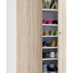 İlza Ayakkabılık - Çok Amaçlı Dolap - Kiler Dolabı - 80 cm - AtlantikÇam-Beyaz