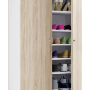 İlza Ayakkabılık - Çok Amaçlı Dolap - Kiler Dolabı - 80 cm - AtlantikÇam-Beyaz