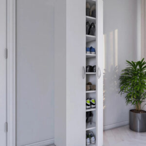 Albi Ayakkabılık - Çok Amaçlı Dolap - Kiler Dolabı - Banyo Dolabı - 60 cm - Beyaz