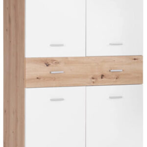 Tartu Ayakkabılık - Çok Amaçlı Dolap - AtlantikÇam-Beyaz - 80 cm