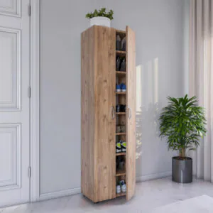 Albi Ayakkabılık - Çok Amaçlı Dolap - Kiler Dolabı - Banyo Dolabı - 60 cm - AtlantikÇam