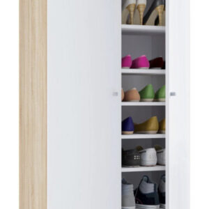 İlza Ayakkabılık - Çok Amaçlı Dolap - Kiler Dolabı - 80 cm - Beyaz-AtlantikÇam