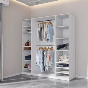 Siren Açık Giyinme Dolabı - Çok Amaçlı Dolap - Gardırop 200 Cm