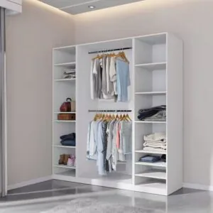 Siren Açık Giyinme Dolabı - Çok Amaçlı Dolap - Gardırop 200 Cm
