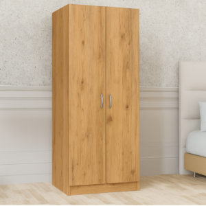 Sahar Giyinme Dolabı - Çok Amaçlı Dolap - Gardırop 60 Cm-2 Kapaklı - Atlantik Çam