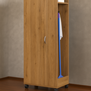 Tarçın Paspas,süpürge-Temizlik Malzeme Dolabı- Çok Amaçlı Dolap Paspas- Banyo Dolabı - 80 cm - AtlantikÇam