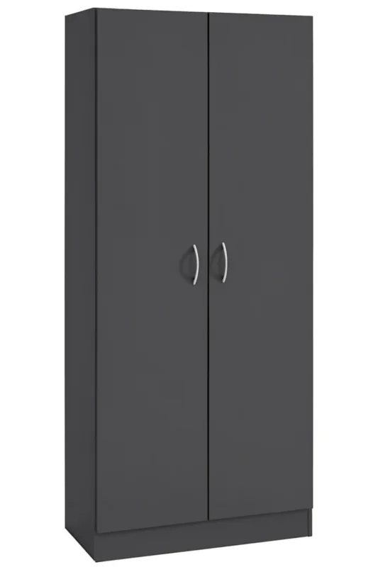 Erya Çok Amaçlı Dolap 80 cm - Antrasit
