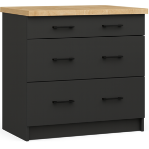 Ecmel Mutfak Çekmeceli Alt Modül 100 cm - Atlantikçam Tezgah Dahil