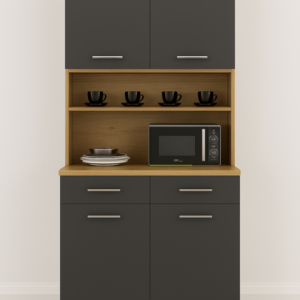 Opa Çok Amaçlı Dolap-Mikrodalga-Erzak-Airfryer-Mutfak-Kiler Dolabı-Kahve Köşesi-Atlantik Çam