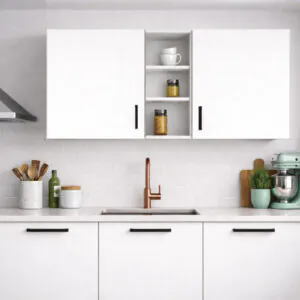 Katya Üst Modül - 150 cm - Çok Amaçlı Dolap  - Beyaz