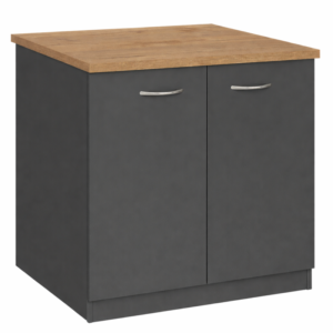 Fara Bulaşık Makinesi - Çamaşır Makinesi Alt Dolabı - 70 CM - Antrasit-AtlantikÇam