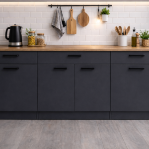 Tans Mutfak 3 Çekmeceli 3 Kapaklı Alt Modül 200 cm - Çok Amaçlı Dolap -Tezgah Dahil