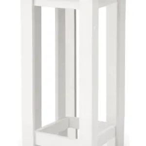 Gora Tabure - 40cm - Bar Sandalyesi - Bar Taburesi - Beyaz-Atlantikçam