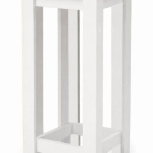 Gora Tabure - 40cm - Bar Sandalyesi - Bar Taburesi - Beyaz-Antrasit