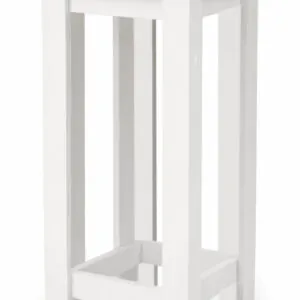 Gora Tabure - 40cm - Bar Sandalyesi - Bar Taburesi - Beyaz-Antrasit